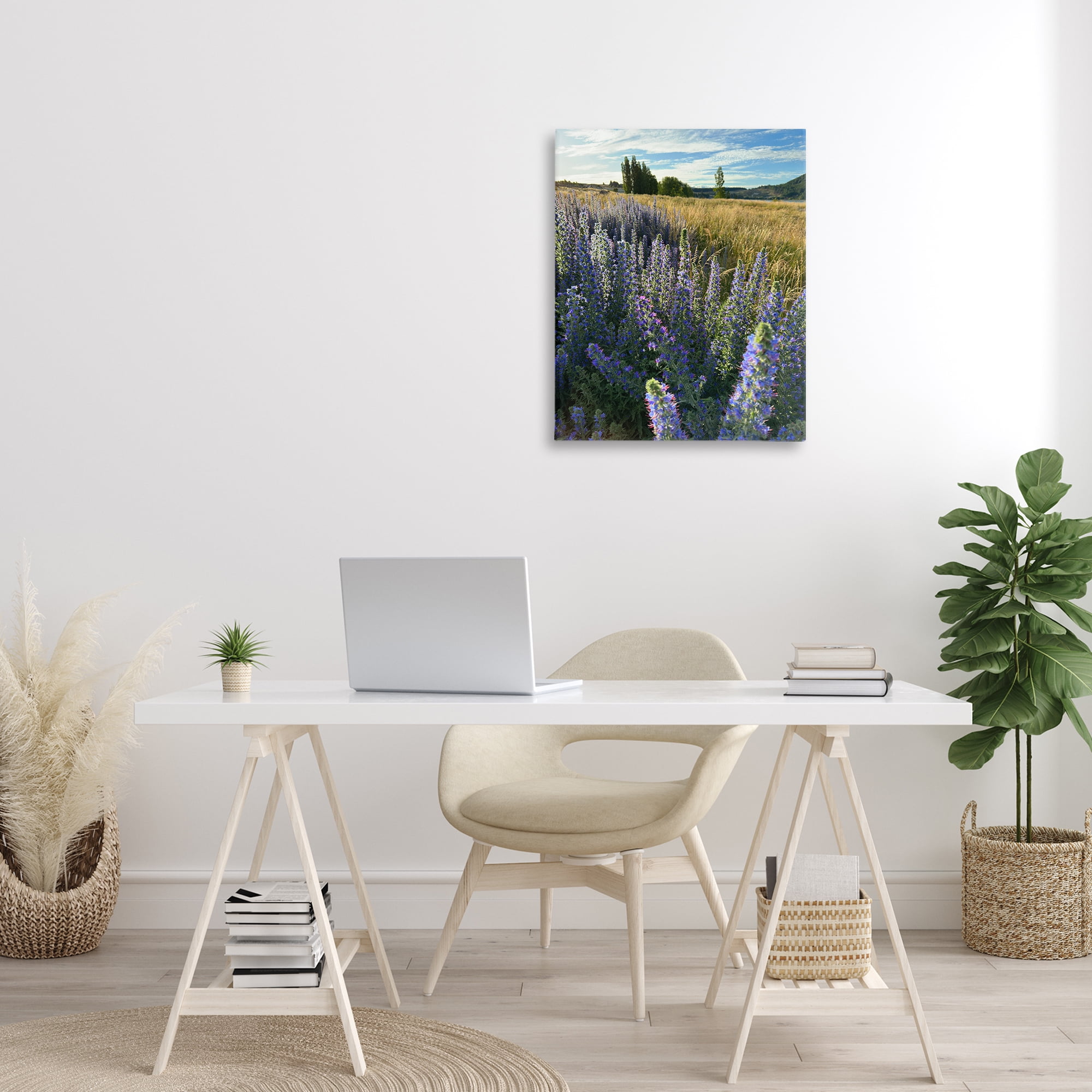 Stupell Industries Lavender Fields Landscape Landscape Photography Gallery Wrapped Canvas Art Print Wall Art, 24 x 30