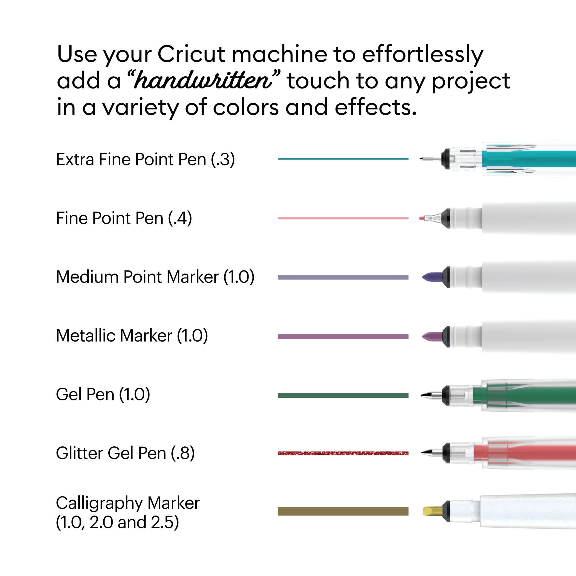 Our clearance offers a great way to save money and obtain Cricut Ultimate Fine  Point Pen Set, 30 Pack, Assorted NM