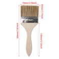 thumbnail image 5 of 3 inch Stain Varnish Chip Brush Tool with Solid Wood Handle for Painting Walls, 5 of 5