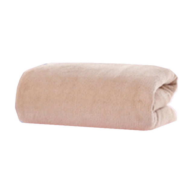 Yhmxh Decoración del baño Toalla de playa lisa y gruesa, suave, amigable, absorbente, 70 x 140, toalla de forro polar, toalla absorbente para adultos. Gabinete de almacenamiento de baño