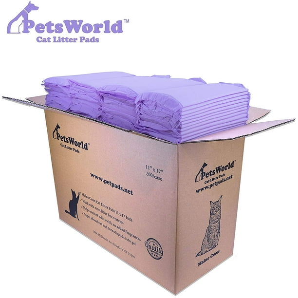 PetsWorld Cat Litter Pads for Breeze Tidy, 200Count