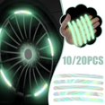 thumbnail image 4 of Car Wheel Fluorescent Sticker Reflective Warning Electric Sticker Vehicle Bicycle Luminous Y6Y7, 4 of 6