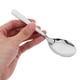 thumbnail image 3 of Cuchara plana de acero inoxidable Cuchara de té de acero inoxidable Cucharas de postre Cucharas de cocina Cucharas de sopa Cuchara de mesa de metal para cocina casera o restaurante Plata, 3 of 6