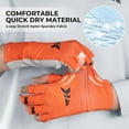 thumbnail image 6 of KastKing  Fingerless SPF Sun Gloves, UPF50+ Sun Protection Fishing Gloves, Hydrocool® Technology, Open Palm Design, Extended Cuff UV Protection Gloves for Fishing-Ultimate Angler, 6 of 10