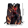 thumbnail image 2 of SpiderHero 3D Print Backpack, Durable Oxford Cloth School Bookbag for Boys, 2 of 5