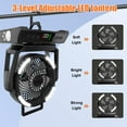 thumbnail image 4 of Ventilador de Camping AYAMAYA Recargable 20000mAh con Luz y Control Remoto, 4 of 8