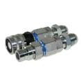 thumbnail image 3 of Hydraulic Quick Connect Coupler, 1/2" Body with 3/4" (#12) JIC Thread, Flat Face Bulkhead Mount, ISO 16028, Heavy-Duty Coupling Set with Dust Caps for Bobcat Skid Steer Loaders | Model TL25, 3 of 9