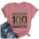 thumbnail image 2 of Camiseta informal de mujer con estampado de corazones de San Valentín, cuello redondo y manga corta: tejido suave, diseño adorable para San Valentín o para el día a día, 2 of 5