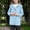 Light Blue, variant on Zecgelong Girls Hooded Jacket For Kids – Lightweight Raincoat For Little Girls Windproof Outdoor Coat With Snap Closure And Attached Hood