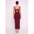 thumbnail image 3 of Women's Metallic Detail Cutout Knit Maxi Dress, 3 of 3