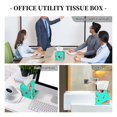 thumbnail image 7 of Tissue Box Cover, Kiwi Tart Ice Cream Print Leather Tissue Box Holder - Tissue Case Facial Paper Organizer for Bathroom, Vanity Countertop, Tabletop, Car, Night Stands, 7 of 7