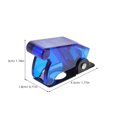thumbnail image 2 of LOLIPPYY 2Pcs Blue Toggle Switch Plate Cover Waterproof Protective Flip Cap for Electrical Switches, 2 of 8
