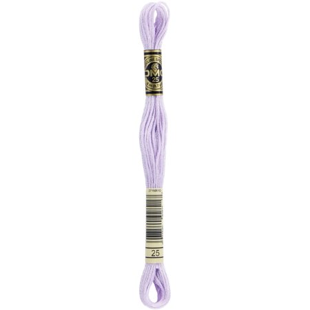 UPC: 0077540928217 | DMC Six-Strand Embroidery Floss – #25 Ultra Light Lavender