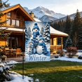 thumbnail image 4 of Christmas Garden Flag Double Sided Printed Festive Yard Banner Linen Outdoor Holiday Decoration for Patio, 4 of 6
