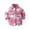 Hot Pink, variant on Elabch Toddler Kids Boys Girls Plaid Flannel Shirt Jacket Long Sleeve Lapel Button Down Pocketed Shirts Regular Fit Casual Fall Winter Coat, Sizes 2-8Y
