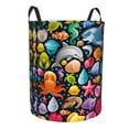 thumbnail image 2 of Bingfone Underwater Diving Animals Waterproof Foldable Laundry Hamper Bucket With Handles For Storage Bin,Clothes Hamper (Small), 2 of 8