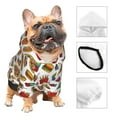 thumbnail image 3 of Gaeub Hot Dog Pizza Dog Hoodie Sweatshirts Warm Dog Clothes for Small Dogs,Puppy and Cat Costume-XX-Large, 3 of 7
