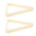 thumbnail image 4 of Marco De Bola De Billar, Trípode Triangular De Billar Ligero De Estilo Vintage Blanco Fácil De Almacenar 2 Piezas Para El Hogar ANGGREK Snooker Ball Triangular Rack, 4 of 8