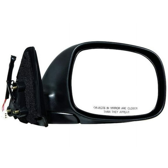 Right Passenger Side Power Mirror - Chrome Cap - without Heated Glass - Compatible with 2000 - 2004 Toyota Tundra 2001 2002 2003