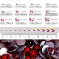 thumbnail image 3 of Flat Back Nail Crystals, Glass Crystal Rhinestones for Craft Nails Dance Costumes, 3 of 5