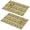 Pioneer Flower Floral-3, variant on Placemat, Pioneer Flower Floral Print Pattern Place Mats Table Mat Set Of 2, PVC Washable Placemats for Party Kitchen Dining Decoration, 18x12 Inch, Fade Resistant