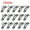 15sets, variant on 10/15/30sets hidden sliding buckle, wardrobe cabinet board connector fasteners, furniture hardware accessories