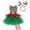 Green, variant on Odeerbi Girls Christmas Dress Set Little Girls Clothes Santa Claus Characters Dressed Up In Tulle Skirts Green 11-12 Years