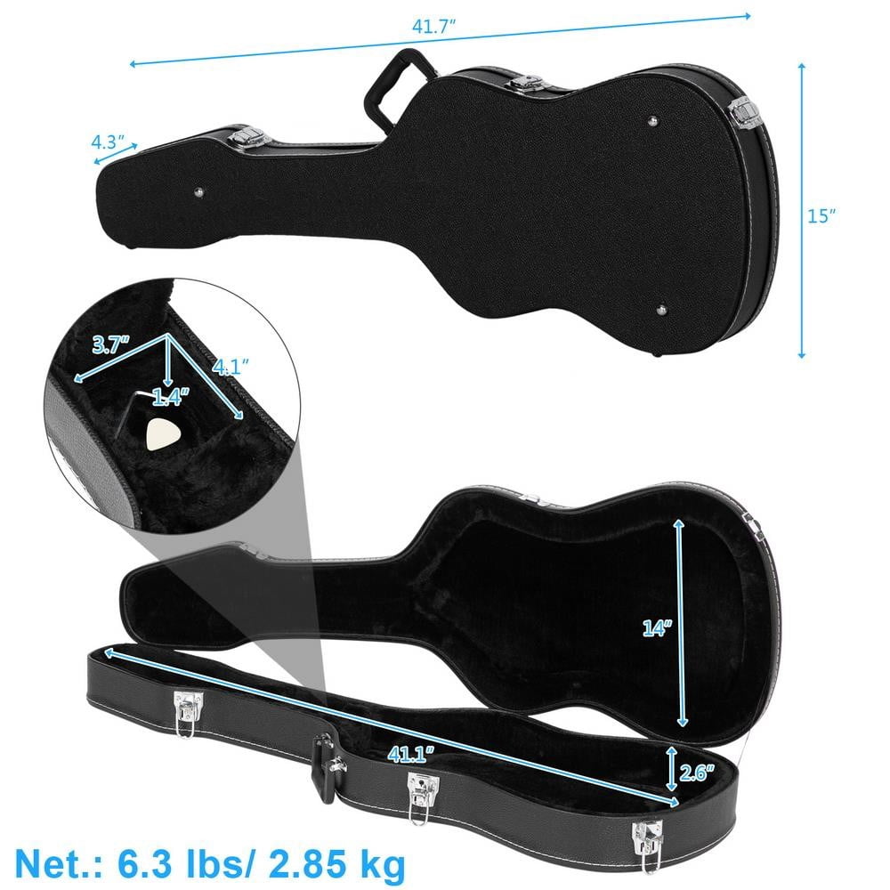 ZYPPP Popular ST& TL Type Electric Guitar Carrying Case Hardshell Lockable