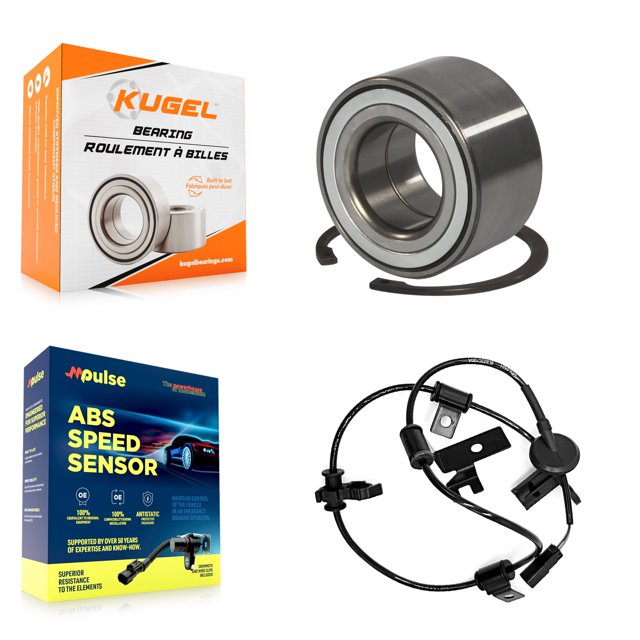 Kugel Rear Wheel Bearing and ABS Sensor Kit for Car Ford Escape Mercury Mariner 3.0L/2.5L with 4-Wheel - Left Right Side (Driver Passenger) K7S-100329