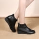 thumbnail image 5 of Zapatos de baile cuadrados de otoño e invierno, botas cortas, zapatos de baile, zapatos de algodón, botas de mujer a prueba de frío, botas cortas planas de algodón, 5 of 5