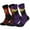 Deep red+purple, variant on Halloween small leg socks, ethnic style, warm, sweat absorbing, odor proof, breathable adult small leg socks, Halloween party gifts