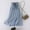 Blue, variant on Idoravan Women's Basic Versatile Skirt Clearance Women Spring Summer Elastic High Waist Long Mesh Skirt Tutu Maxi Pleated