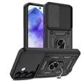thumbnail image 5 of Venoro Case with Screen Protector for Samsung Galaxy A55 5G Slide Camera Lens Protection Phone Cover with Stand, Black, 5 of 16