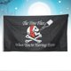 thumbnail image 4 of 1Pc Pirate Skull Pattern Flag Creepy Drinking Skull Pattern Flag Haunted House Decoration Party Supplies, 4 of 4