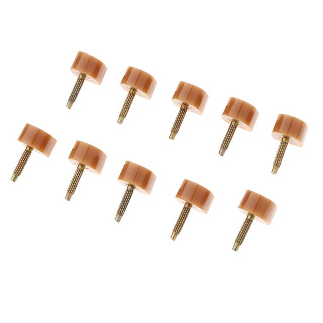 mmirethe Shoe Repair Replacement Dowels High Heel Tips Taps Pads Enhanced Performance Apricot Fine 10mm 10mm Thin Pin 5Set