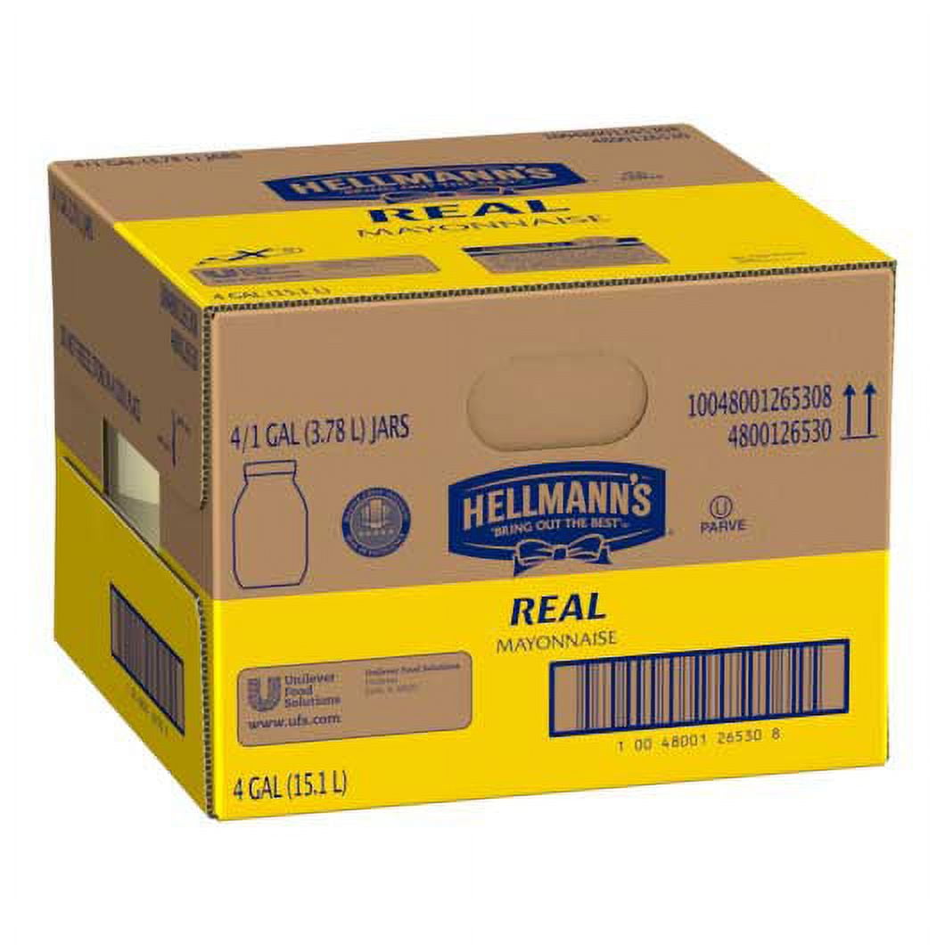 Hellmann's Real Mayonnaise Bulk, 1 Gal - Case of 4