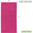 thumbnail image 3 of Elegant Comfort Three Line Popcorn Towel Set for Bathroom 35 x 70 inches, Premium Hotel Quality 1-PACK Jumbo Towels, 100% Turkish Cotton, Soft and Durable, Quick Dry and Highly Absorbent, Black, 3 of 7