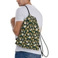 thumbnail image 2 of Bingfone Bear Sunflower Drawstrings Backpacks Bags for Men Women Gym Drawstrings Bag-Medium, 2 of 8