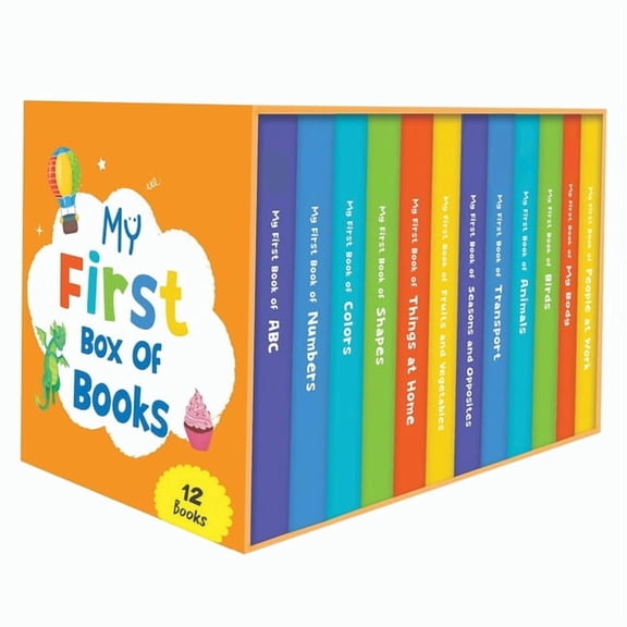 My First Learning Library Boxset (12 Books): A Boxset of 12 Illustrated Board Books for Kids, Toddlers [Penguin Early Le, (Board Book)