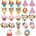 thumbnail image 2 of 10Pcs Flower Aprons Garden Trophy Foil Helium Balloons Mother's Day Feliz Mama Wedding Birthday Party Decoration Globosas picture Gao Jinjia LED, 2 of 2