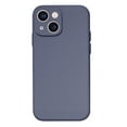 thumbnail image 1 of PANDACO Soft Shell Matte Lavender Grey Case for iPhone 15 Plus, 1 of 3