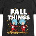 thumbnail image 3 of Dr. Seuss - Fall Things - Toddler And Youth Girls Short Sleeve Graphic T-Shirt, 3 of 6