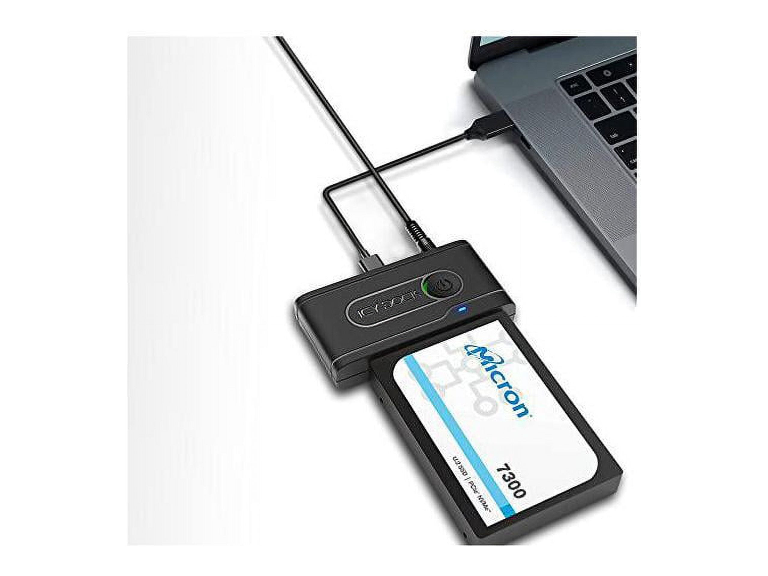Icy Dock MB931U1VBR1 EZ-Adapter Ex USB-C/A Gen 2 U.2 NVMe SSD Enclosure