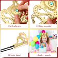 thumbnail image 4 of Coronas de espuma para niños, tiaras de princesa, a granel, 44 unidades, 4 of 6
