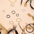 thumbnail image 5 of Uxcell 1 Set Jewelry Making Accessories Set, Open Jump Ring Blue Black, 5 of 6