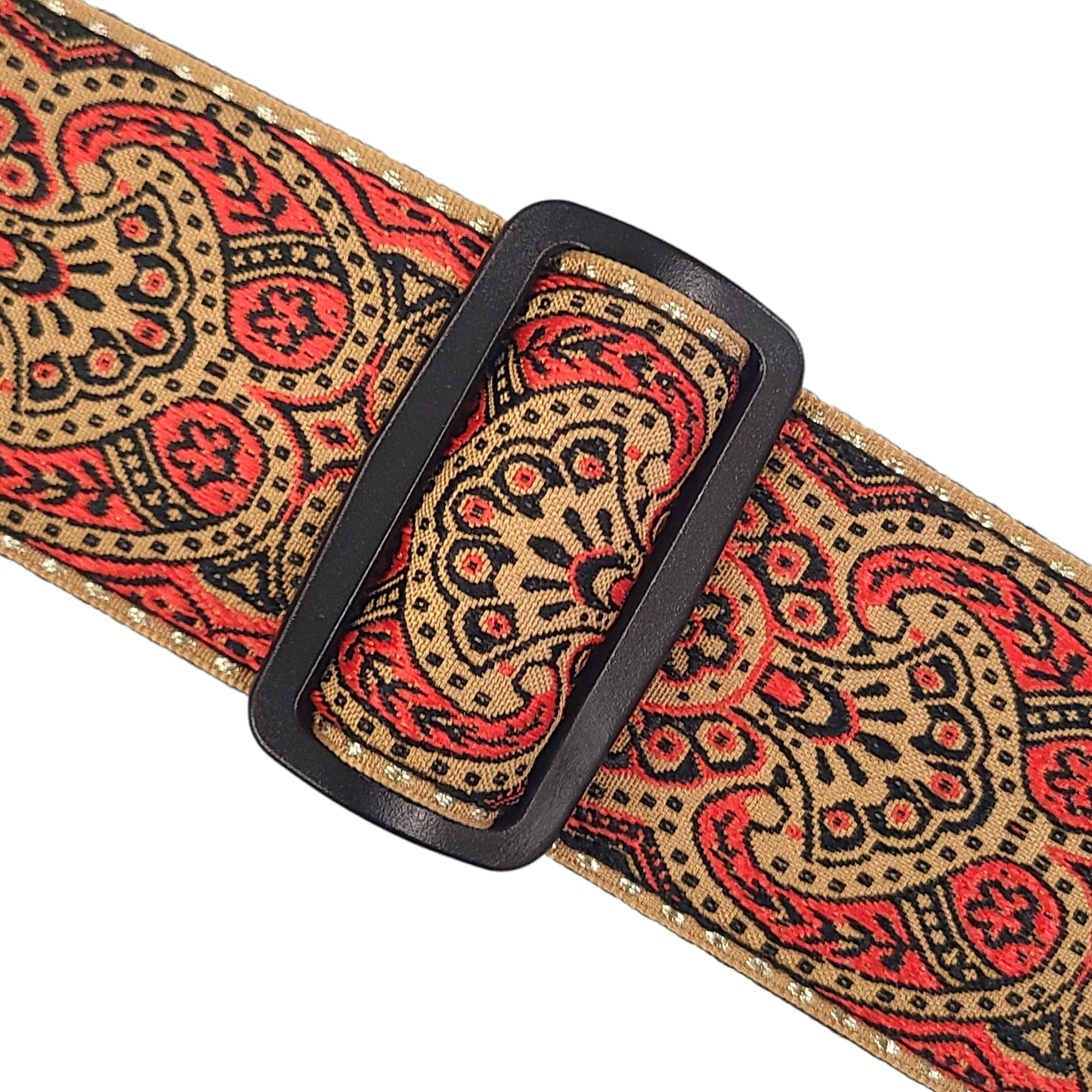 Ernie Ball Crimson Paisley Jacqaurd Guitar Strap