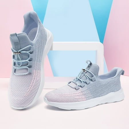 

Girls Boys Running Shoes Color Block Knit Breathable Lightweight Comfy Athletic Shoes Outdoor Non Slip Walking Shoes For Children Kids Sneakers Spring And Summer