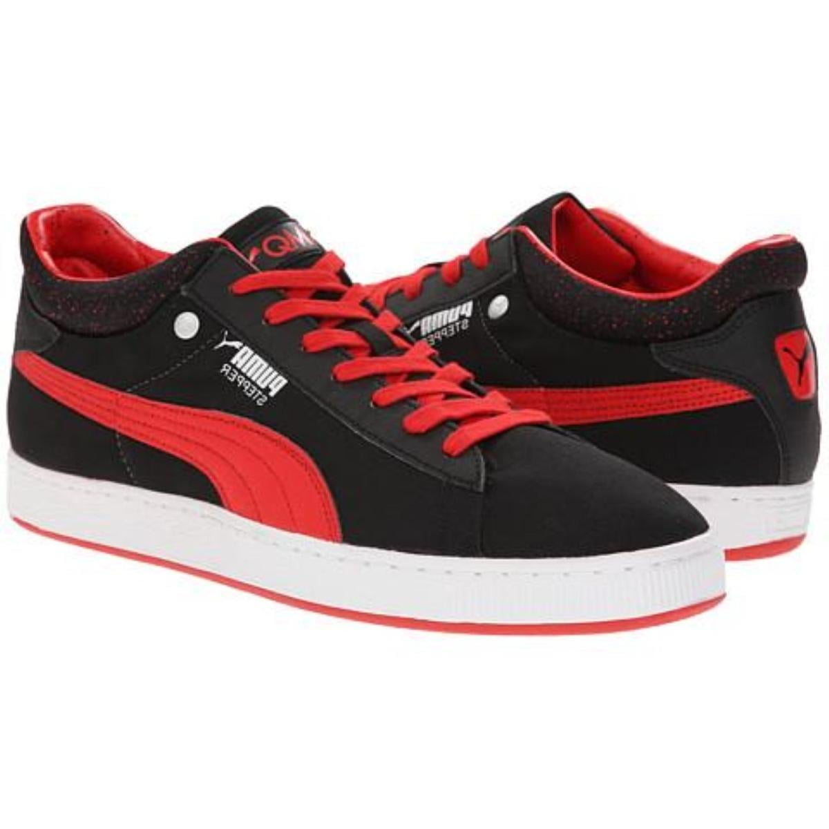 mens puma red sneakers