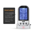 thumbnail image 3 of Jinsinto Wireless Meat Thermometer - Digital Cooking Thermometer with Stainless Steel Probe - with 20-30M Long Range,, 3 of 5