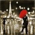 thumbnail image 2 of Carrigan, Kate 26x26 White Modern Wood Framed Museum Art Print Titled - A Paris Kiss, 2 of 4